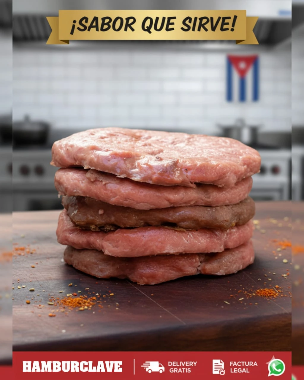 Hamburguesas de pollo's foto | HamburClave |  BizneCubano